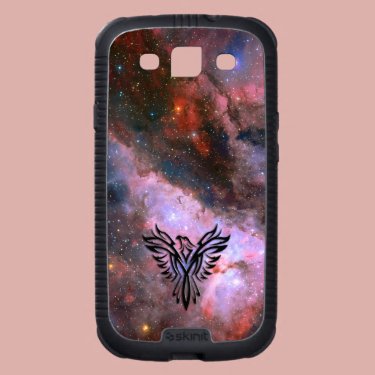 Phoenix on Carina Nebula - universe stars backdrop Samsung Galaxy SIII Case