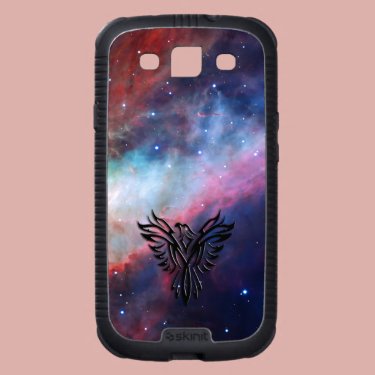 Phoenix on Omega Nebula - universe space backdrop Galaxy S3 Covers