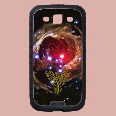 Phoenix on Red Super Giant Star backdrop Samsung Galaxy SIII Cases