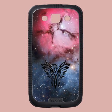 Phoenix on Space Star backdrop - Trifid Nebula Samsung Galaxy S3 Cover