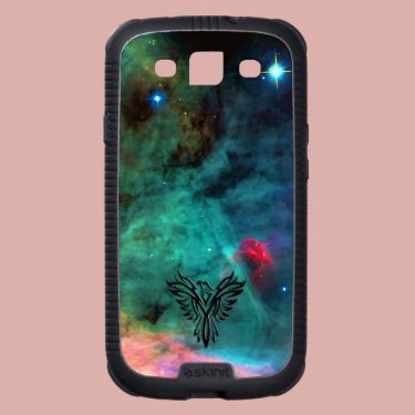 Phoenix on Space's Swan Nebula backdrop Galaxy S3 Covers
