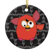 Phoenix Red Furby Christmas Ornaments
