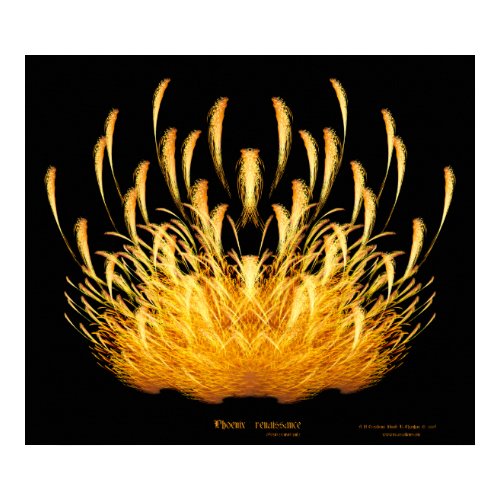 'Phoenix: renaissance' Canvas Fine Art Print by NVCreations