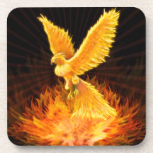 Phoenix Rising Beverage Coaster