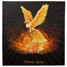 Phoenix Rising Printed Napkins