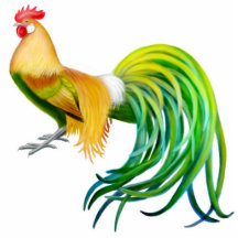 Phoenix Rooster Ornament Photo Sculptures