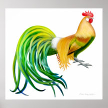 Phoenix Rooster Print