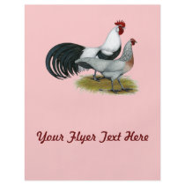 Phoenix:  Silver Duckwing Pair Personalized Flyer
