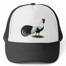 Phoenix:  Silver Duckwing Rooster Mesh Hats