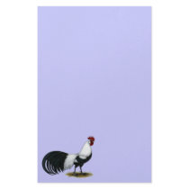 Phoenix:  Silver Duckwing Rooster Stationery Paper