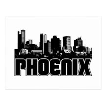 Phoenix Skyline Post Card