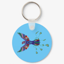 Phoenix Star Keychain by templegreen Phoenix Star Keychain