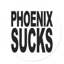 Phoenix Sucks Sticker