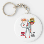 Phoenix the Lung Cancer SMAC! Monkey - Boxing Key Chain
