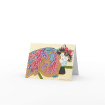 Phoenix uchikake notecard cards