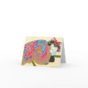 Phoenix uchikake notecard