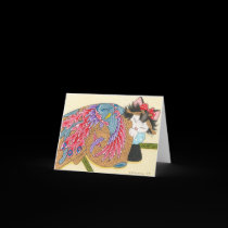 Phoenix uchikake notecard