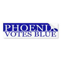 Phoenix Votes Blue bumper stickers