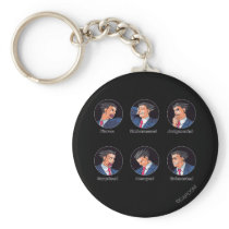 Phoenix Wright Emoticons Key Chain