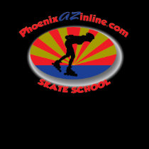 PhoenixAZInline Logo with type t-shirts