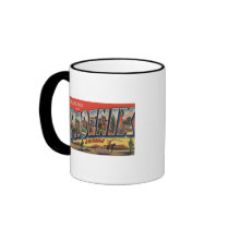 Phoeniz, Arizona - Large Letter Scenes Mugs