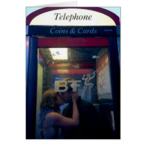 phone booth kiss cards
