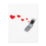 Phone Hearts by Jitka Post Cards