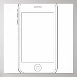 phone plain posters