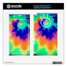 Phone Skin-Light Tie Dye Design Toshiba REGZA Decal
