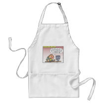 Phone support explaining FAQ Apron