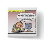 Phone support explaining FAQ Pin