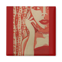 Phone Talk Magnet by LauraMS Phone Talk Magnet