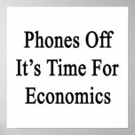 Phones Off It's Time For Economics Posters