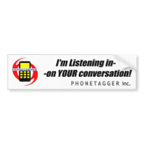 phonetagger bumper stickers