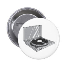 Phonograph Record Player Vintage Retro 2 Pin