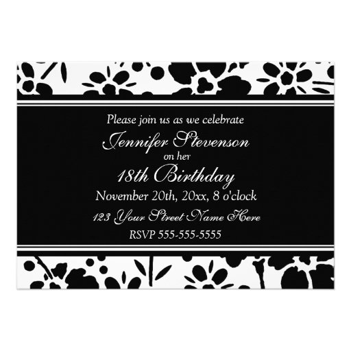 Photo 18th Birthday Party Invitations