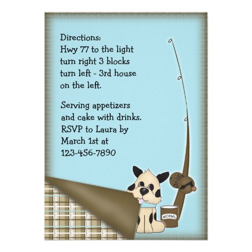Photo 1st Birthday Fisherman Invitation