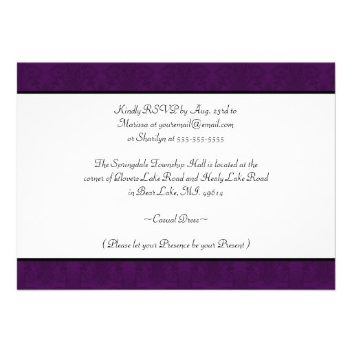 Photo 50th Wedding Anniversary Party Invitations
