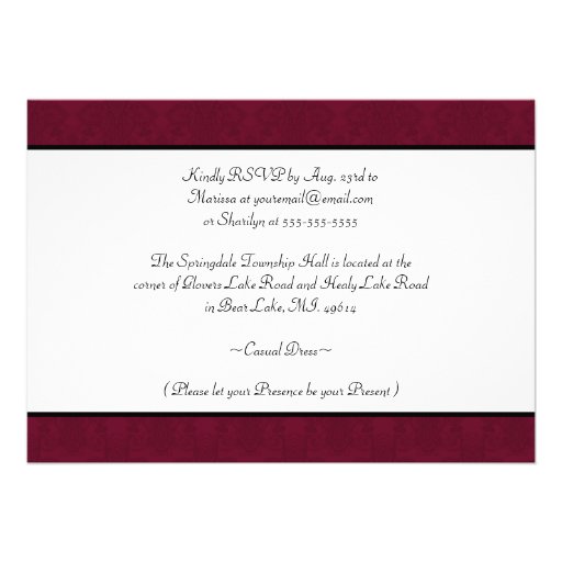 Photo 50th Wedding Anniversary Party Invitations