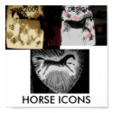 Photo 6556, Photo 6538, Photo 6565, HORSE ICONS... posters