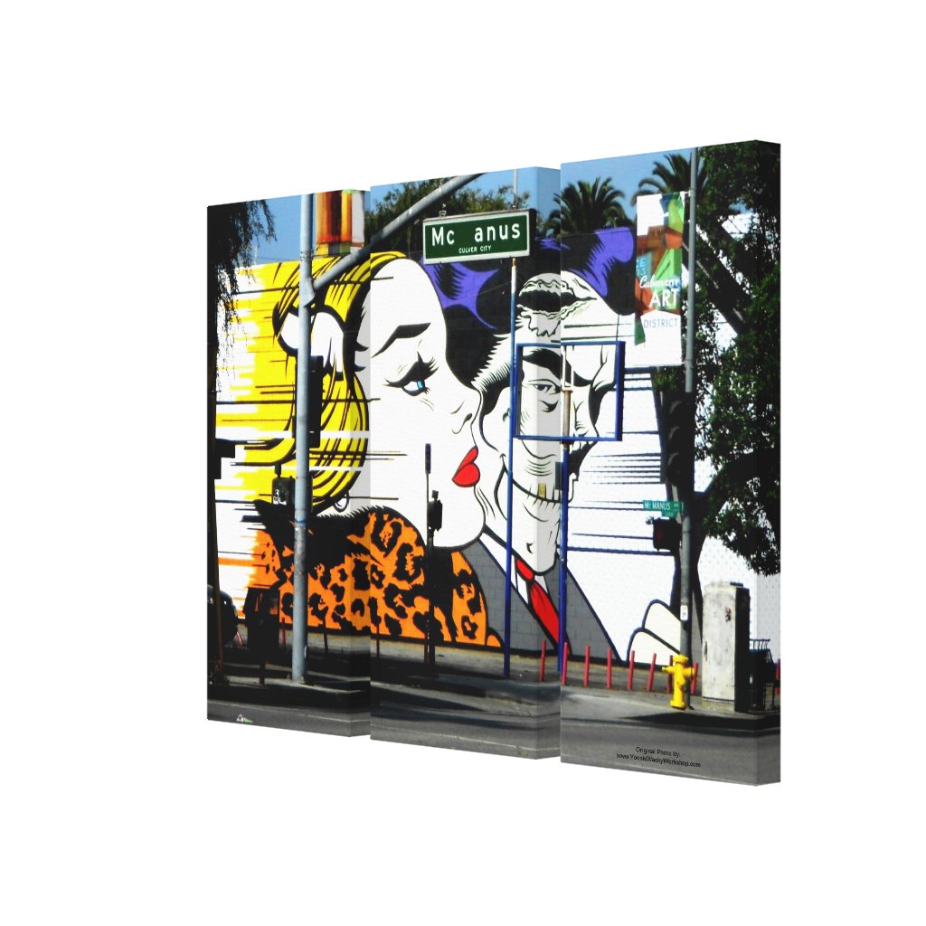 Photo 8 Graffiti in Color Canvas Print