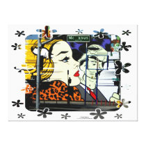 Photo 8 Graffiti with Fun Frame Flowers canvas prints