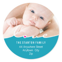 PHOTO ADDRESS STICKER :: love divide 9