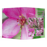 Photo Album with Crab Apple Blooms Vinyl Binder