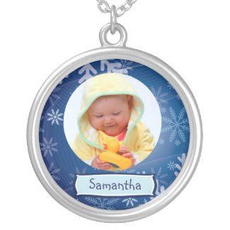 Photo and Name Necklace necklace