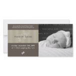 PHOTO BABY ANNOUNCEMENT :: happy feet 8L Photo Card Template