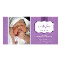 PHOTO BABY ANNOUNCEMENT :: lustre 6L photo cards