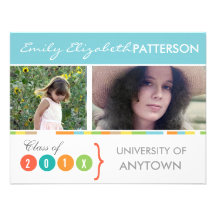 Photo Banner Graduation Invitations