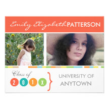 Photo Banner Graduation Personalized Invite