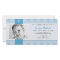 PHOTO BAPTISM INVITATIONS :: pretty 1L Photo Greeting Card